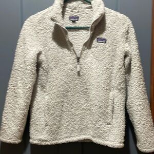 Kids Patagonia fuzzy pullover large 12